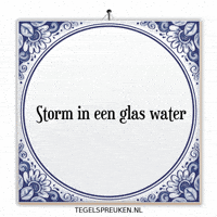 Water Drama GIF by Tegelspreuken.nl