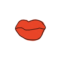 Illustration Mouth Sticker