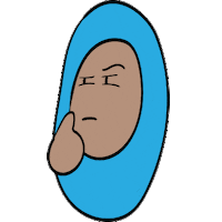 confused don't know Sticker by Yes, I'm Hot in This