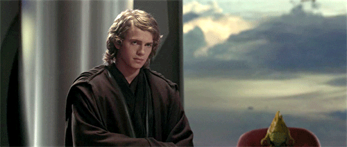 sweetsavageflame giphyupload star wars anakin skywalker GIF