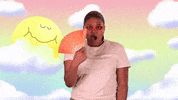 In The Clouds Pastel GIF by GIPHY Studios 2021