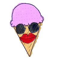 Ice Cream Cartoon Sticker by Todd Rocheford