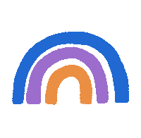 thinkmakeshare halloween rainbow pumpkins tms Sticker