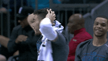 charlotte hornets wow GIF by NBA