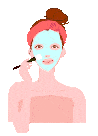 MD-Glowing beauty woman skincare pretty Sticker