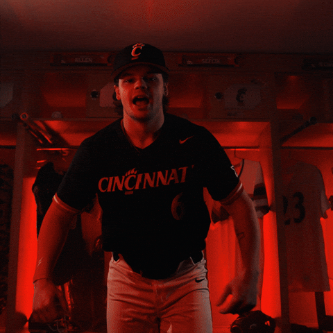 College Baseball Uc GIF by Cincinnati Bearcats