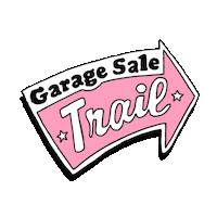 Arrow Preloved Sticker by Garage Sale Trail