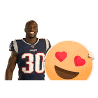Jason Mccourty Love Sticker by New England Patriots