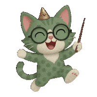 Happy Jump Sticker
