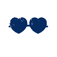 ihsimmaculateheart glasses immaculateheart immaculate heart ihpandas Sticker