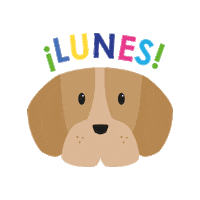 Dog Monday Sticker