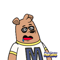 Tired Drooling Sticker by Meme World of Max Bear