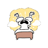 notanoblemouse morning mouse wakeup getup Sticker