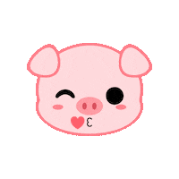 Pig Love Sticker
