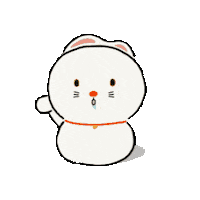 Cat Hello Sticker