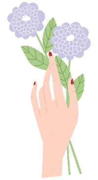Flower Color Sticker by MM DESIGNER