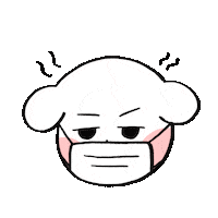 Mask Omg Sticker