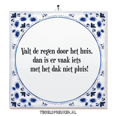 Troost Verandering Sticker by Tegelspreuken.nl