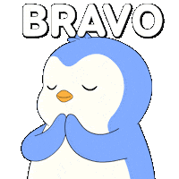 Great Job Applause Sticker by Pudgy Penguins