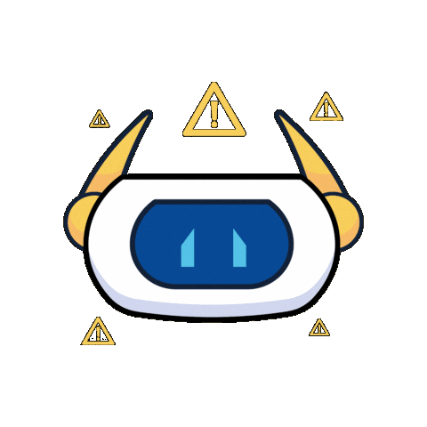 RedConectaIFS giphygifmaker robot error alert Sticker