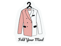 foldyourmind blazer създадено с любов fold your mind foldyourmind Sticker