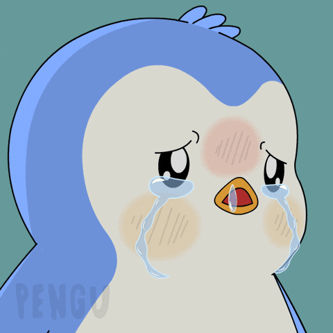 Sad Cry GIF by Pudgy Penguins