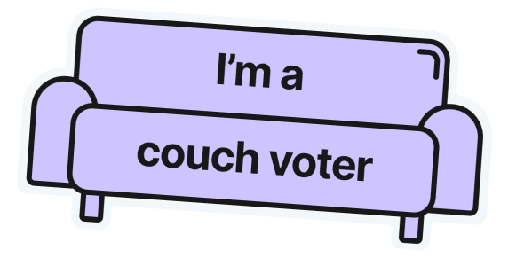 electionsvic giphyupload lg2020 vic votes just one vote Sticker
