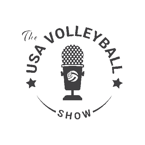 Podcasting Team Usa Sticker by USA Volleyball