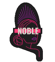 nobleagency marketing queen branding noble Sticker