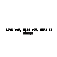 Mean It Love You Sticker by Luke Bryan
