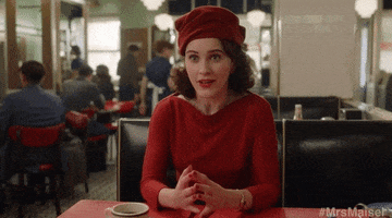rachel brosnahan miriam GIF by The Marvelous Mrs. Maisel