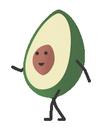 JenWalkerMotion love food face yum Sticker