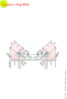 pigging out food fight GIF