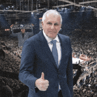 Zeljko Obradovic Basketball GIF