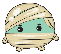 Toy Mummy Sticker by Scentco Inc