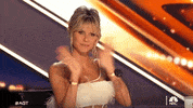 Heidi Klum Kiss GIF by America's Got Talent