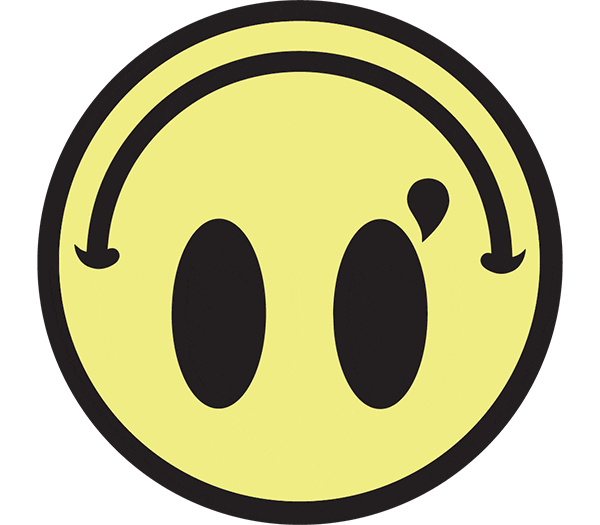 glitch smile Sticker by Bad Drip Labs