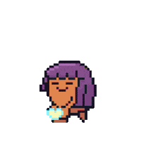 Power Pixel Art Sticker by Potatozzz by 9GAG