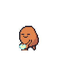 Power Pixel Art Sticker by Potatozzz by 9GAG