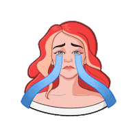 Sad Face Sticker