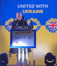 Helen Mirren Recites Poem at London Ukraine Vigil