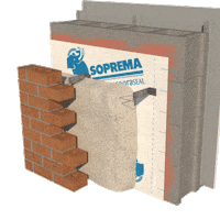 HewsonBros walls insulation soprema wall assembly Sticker