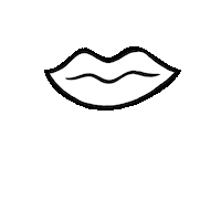 Lips Teeth Sticker by NicholasDanger