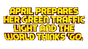 Prank April Sticker by OpticalArtInc.