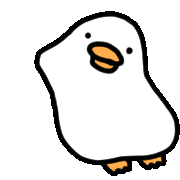 Weishasha duck wind drift blow Sticker