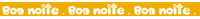 Boa Noite Sticker