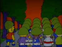 Season 1 Army GIF by The Simpsons