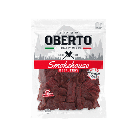 Beef Jerky Snacks Sticker by Oberto Snacks, Inc