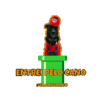 Super Mario Dog Sticker