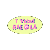 raeforla los angeles rae raeforla rae mayor of la Sticker